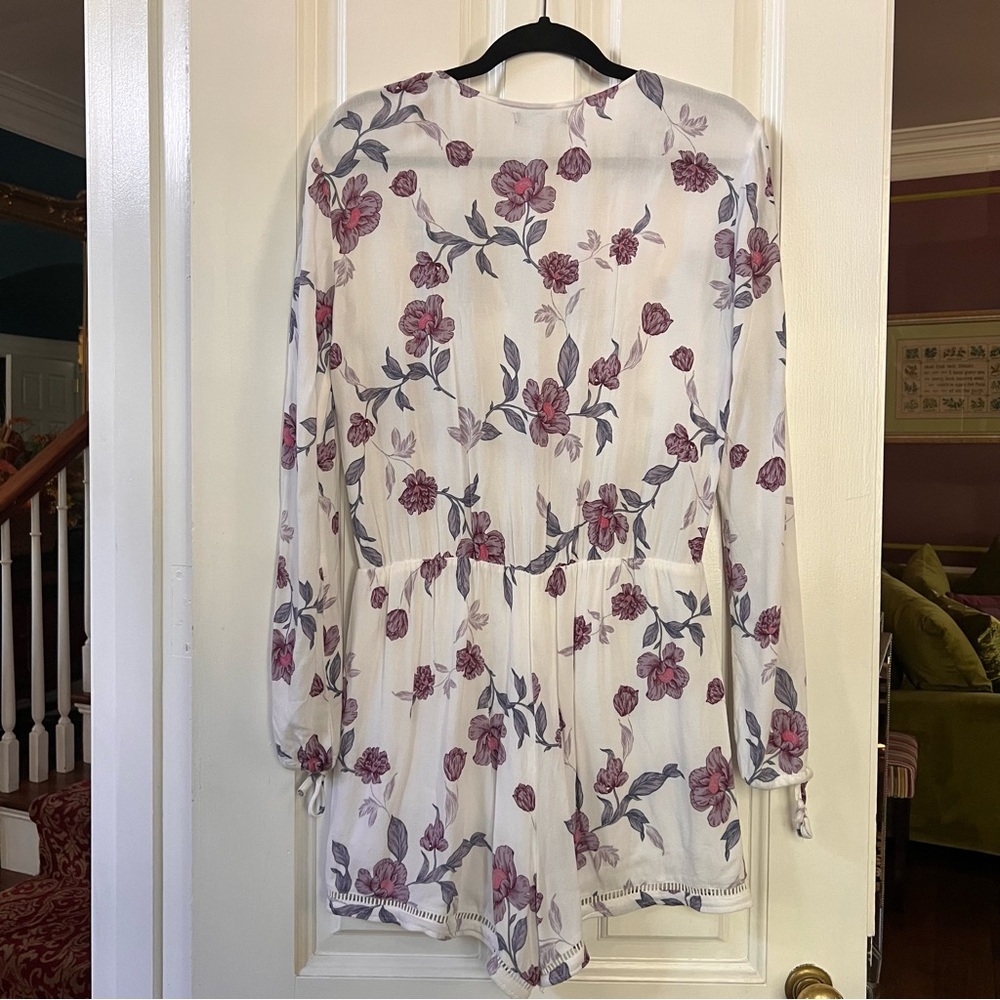 Floral large romper Kendall Kylie R46 - Picture 2 of 9